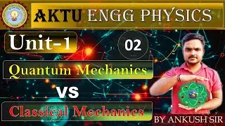 Quantum Mechanics vs Classical Mechanics | Engineering Physics AKTU BTech 1st Year | BtechPoly by AK