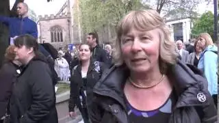 Nigel Farage Egged by Protester in Nottingham (Full Version)