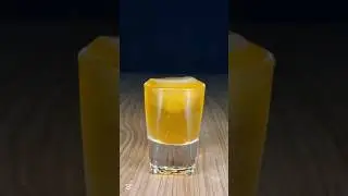 Fresh Googly Orange in Mini Glass &ndash; Small Sip, Big Citrus! 🍊🥤✨ #shorts #asmr