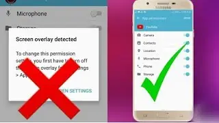 Samsung galaxy j5 j6 j7 screen overlay detected problem solve subscribe by channel for more videos
