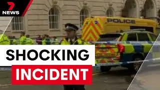 Car drives into UK crowd | 7NEWS