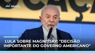 Lula comenta decis&atilde;o dos EUA de retirar Alexandre de Moraes da lista Magnitsky | #SBTBrasil