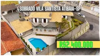 SOBRADO NO MELHOR BAIRRO DE ATIBAIA-SP