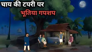 Ghostly gossip at the tea stall | horror hindi kahani | scary hindi stories | ghost toons