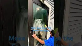 How to clean hard water stains on glass! #howto #subscribe #roadto1k