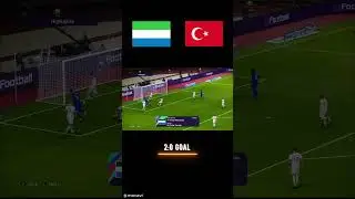 Sierra Leone - Turkey 2:0 goal #football #livematch #goal #highlights