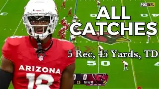 Marvin Harrison Jr Week 4 Highlights | Every Target and Catch Vs Commanders