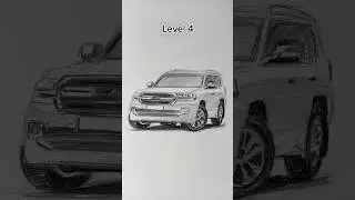 Level Land Cruiser 200 #automobile #drawing #art