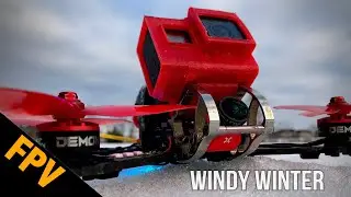 Trying to Get Low on a Windy Winter Day