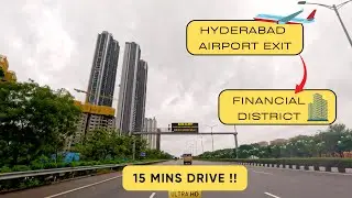 Hyderabad&rsquo;s Billion-Rupee Belt - ORR Drive from Airport Exit to Financial District | 21 KMs
