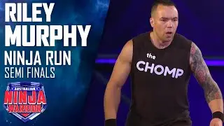 Riley Murphy takes on the course after eating 12 hot dogs | Australian Ninja Warrior 2019