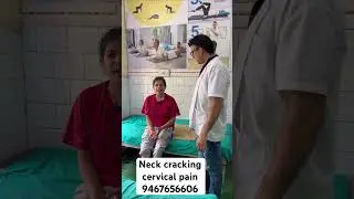 Neck cracking #Cervical pain #Migraine #headache #physiotherapy #chiropractic #backpaintheraphy