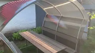 Купить Беседку Агросфера Астра Воронеж Террасная доска + поликарбонат