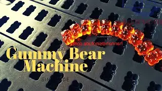CBD Gummy Machine Soft Jelly Bear Candy Making Machine Gummy Cube Depositing Machine Factory Price