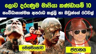 ලොව දරුණුම මාෆියා කණ්ඩායම් 10 හා ඔවුන්ගේ රටවල් | Most powerful Mafia in the world