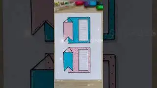 Creative Note ideas for scrapbook /notebook / assignments #artandcraft #diy #notepadtricks