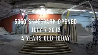5050 SKATEPARK IS 4 YEARS OLD TODAY!