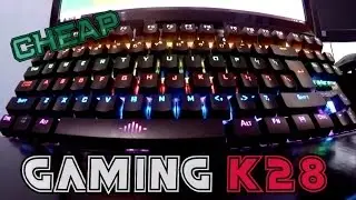 Недорогая механическая клавиатура Gigaware K28 /AESOPCOM 87Keys