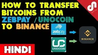How to Transfer Bitcoin  From Zebpay/Unocoin to Binance/Bittrex Exchange - Step By Step [Hindi]