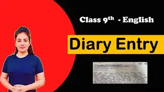Diary Entry | Diary Entry Formats English | Examples | Class 9th/ | Diary Kasie Likhte Hai