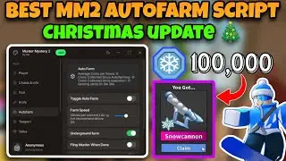 Best mm2 autofarm script Christmas update🎄| keyless | direct link - pastebin