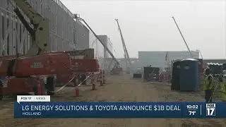 Toyota, LG Energy Solution announce $3B investment in West Michigan battery plant