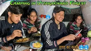 Winter Duo Camping-9&deg;C🥶 Camping in Dangerous Forest.  Camping in India 🇮🇳 &hearts;️ 