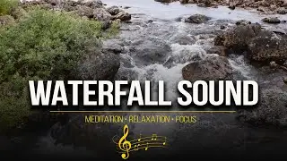 Zen Music | Relaxing Waterfall Sounds | Meditation, Sleep, Focus or Work