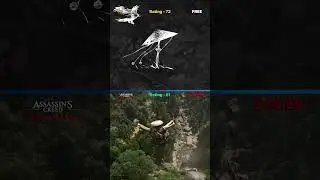 Where Winds Meet vs AC Shadows - Falling From Height&darr; #gameplay #games #wherewindsmeet