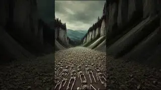 The Valley of Endless Skeletons: Unveiling an Ancient Mystery #SkeletonArmy #HorrorScene #shorts