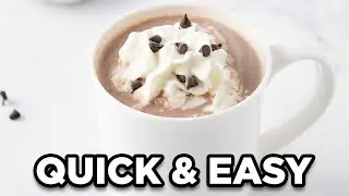 Homemade Hot Chocolate with Chocolate Chips