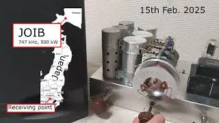 Tube TRF Receiver in Operation