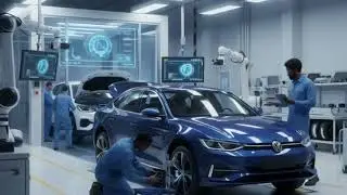 Car manufacturing  factory 