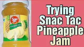 Trying Snac Tac Pineapple 🍍 Flavour Jam.