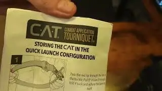NORTH AMERICAN RESCUE C A T COMBAT APPLICATION TOURNIQUET UNBOXING