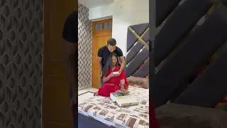 Wife ko diya karwachauth gift❤️🧿 #nikul #couple #couplegoals #love #surprise #ytshorts