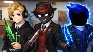 We are playing mm2 again but there was a hacker (ft it's Al7x & blue hunter
