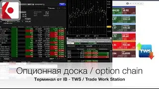 Опционная доска в платформе Trade Work Station (TWS) от IB | TIL Group