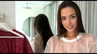 4K Transparent See-through Try-On Haul | Micro Bikinis & Sheer lace Dresses | Mesh Lingerie | outfit
