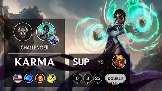 Karma Support vs Brand - NA Challenger Patch 9.15
