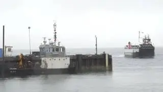 MV Loch Tarbert arriving at Lochranza