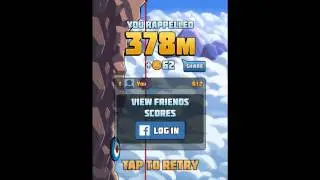 Radical Rappelling (By Halfbrick Studios) iOS / Android Gameplay