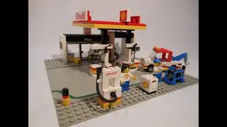 Legoland Vintage Service Station Shell LEGO Set 6378