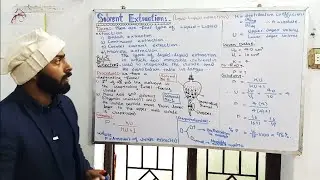 Batch extraction || Types of solvent extraction || Solvent extraction
