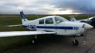 Local Flight Peter de Vree Westflug Aachen-Merzbr&uuml;ck Piper Cadet 19-01-2020