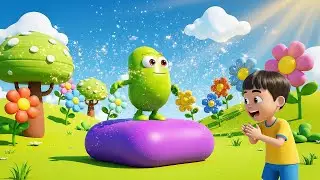 Fall Guys Wobbly Bean Rolled Over a Bouncer | Kids Gaming Story & Fun Animation