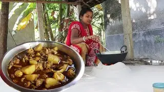 finally ঘরের কাজ শেষ তার সাথে দুপুরে দারুন স্বাদে মাংস রান্না ! @sundarbankitchen