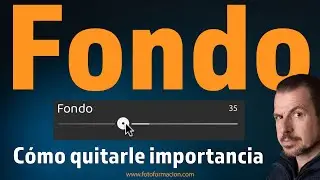 Cómo quitarle atención al fondo de tus fotos