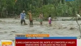 UB: Update mula kay Usec. Benito Ramos kaugnay pagbaha sa ilang lugar sa Davao del Norte at ComVal