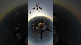 Sunset skydive in Florida | Insta360 skydiving | #skydiving #sunset #insta360 #florida #lakewales